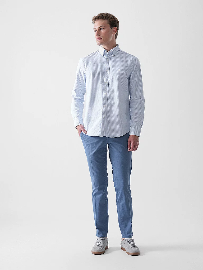 TOMMY HILFIGER Hemd Regular Fit  hellblau | XXXL